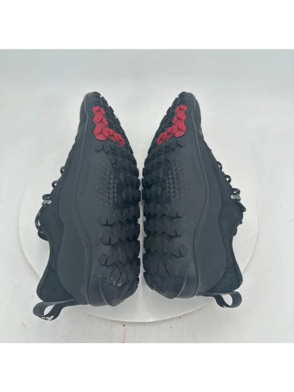 VivoBarefoot Tracker Leather Low Top Men Size EU 42 US 8.5 Black Hiking Shoes